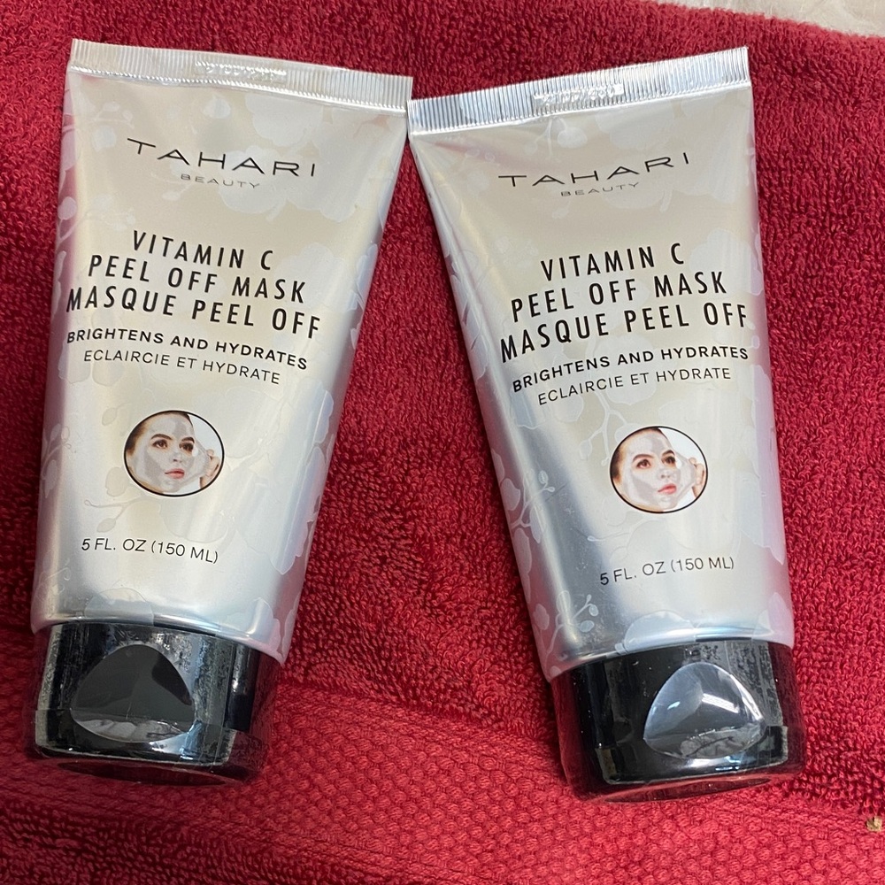 NWT Set‎ of 2-5oz Tahari Beauty Vitamin C Peel Off Mask sealed unused  self care